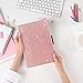 iPad 2017/2018 iPad 9.7 inch Case,BENTOBEN Glitter Sparkle 360 Degree Stand Smart Cover Stylus Holder Auto Wake/Sleep Luxury Faux Leather Protective Case for iPad 9.7 Inch (6th Gen/5th Gen), Rose Gold