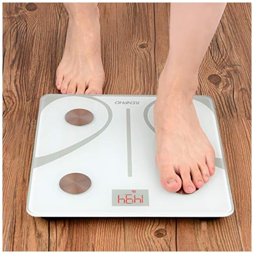 RENPHO Body Fat Scale Smart BMI Scale Digital Bathroom Wireless Weight Scale, Body Composition Analyzer with Smartphone… - Image 6