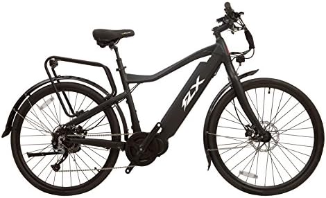 FLX Bike Roadster Ebike: Fast Electric Bicycle for Adults with Powerful Motor, Battery, Long Range of up to 90 Miles, Color LCD Display, Cruise Throttle and Top Speed of 28mph