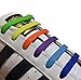 Qi Laces Kicks Kids Rainbow - Tieless Elastic Silicone No Tie Shoelaces