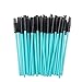 Mascara Wands, 300 Pack Disposable Lash Brushes for Eyelash Extensions Makeup Brush Bulk Tool Set, Blue/Black