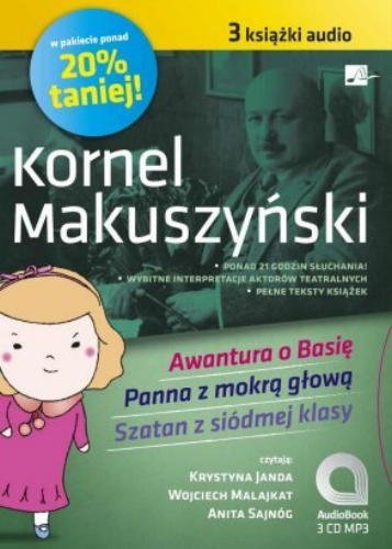 Pakiet audio: Awantura o Basie, Panna z Mokra glowa, Szatan z Siódmej Klasy - ksiazka audio na 3CD (format mp3) (Polish language edition)