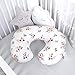 TILLYOU Nursing Pillow Cover - Egypt Cotton Care for Baby Boy Girl,Breathable Nursing Slipcover,Feeding Position Support, Floral Flowers