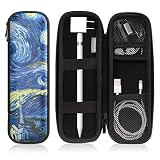 MoKo Holder Case for Apple Pencil/Apple Pencil 2, PU Leather Case for Samsung Stylus Pen Surface Pen, Fit New iPad 10.2 2019/iPad Air (3rd Gen) 10.5"/iPad Mini(5th Gen) 7.9" 2019 Pencil, Starry Night