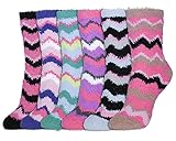 Basico Soft Warm Microfiber Fuzzy Winter Socks *Crew 12pairs(1pack)