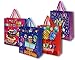 Birthday Gift Bags -12 Pack Medium Birthday Party 3D Present Bags with Tags