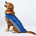 UsefulThingy Dog Rain Coats for Small Medium or Large Dogs - Rain Jacket with Reflective Stripes for Safety - Warm Waterproof Raincoat with Harness Hole, 7 Sizes 3 Colors