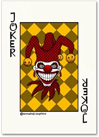 Carte De Jeu De Joker Carte De Visite Grand Format Amazon Fr Fournitures De Bureau