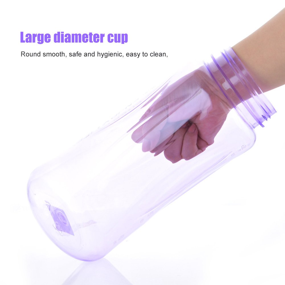 GTI 2L Large Capacity Sports Water Bottle, BPA Free 2 Liter 68 oz Wide Mouth Portable Big Plastic Bottle Leak Proof Space Cup Travel Mugs with Scale Straw Strap