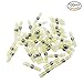 Welugnal 100pcs 12-10AWG Waterproof Solder & Seal Heat Shrink Butt Terminal Connectors with Soldering Sleeve Crimples Solder Sleeves