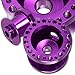 T6061 Purple Aluminum Steering Wheel 6-Hole HUB Adapter For Honda Accord Civic S2000 Prelude Acura TL RSX