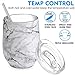 THILY Stainless Steel Stemless Wine Glasses 12 oz Vacuum Insulated Wine Tumbler with Lid and Straw, Reusable, Keep Cold & Hot for Drinks, Coffee, Cocktails, 2 Pack(Teal + Marble)