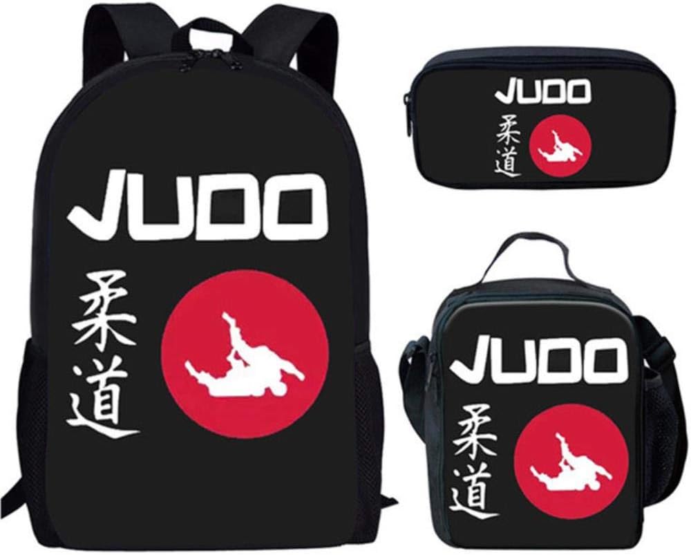 Sacchetti di scuola di judo per zaino per adolescenti Borsa per libri per  studenti primari Zaino per bambini Lunchbox Astuccio per matite HK3255CGK  Cancelleria e prodotti per ufficio urban-earth.co.uk