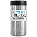 ColdKeeper Double Insulated Personal Beverage Cooler Can - Fits All Standard 16oz Cans (16oz Compatible, Stainless Steel)