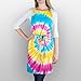 DII Kitchen Chef Apron Large, Rainbow Tie Dye