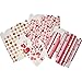 Gift Boutique Valentine’s Day Treat Boxes 48 Pack Cardboard Hearts Goody Bag Cookie Holder Classroom Crafts Supplies Party Favors 4 Designs Measures: 6.2 x 3.5 x 3.5 Inches