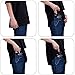 GVN Inside The Waistband Holster Gun Concealed Carry Holster | Fits S&W M&P Shield / GLOCK 26 27 29 30 33 42 43 / Springfield XD XDS / Ruger LC9 & All Similar Handguns (Right and left hand universal)