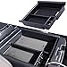 JDMCAR Compatible with Tacoma 2016-2019 2020 Center Console Organizer Insert ABS Black Materials Tray, Armrest Box Secondary Storage primary