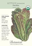 Lettuce Romaine Freckles Organic Seed