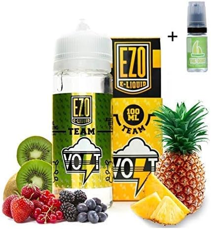 E Liquid E Juice EZO Volt Electric Sucker Punch 100ml – 70 vg 30 pg - shortfill – No Nicotine + E Liquid The Boat 10ml Lemon and Lime – No Nicotine.