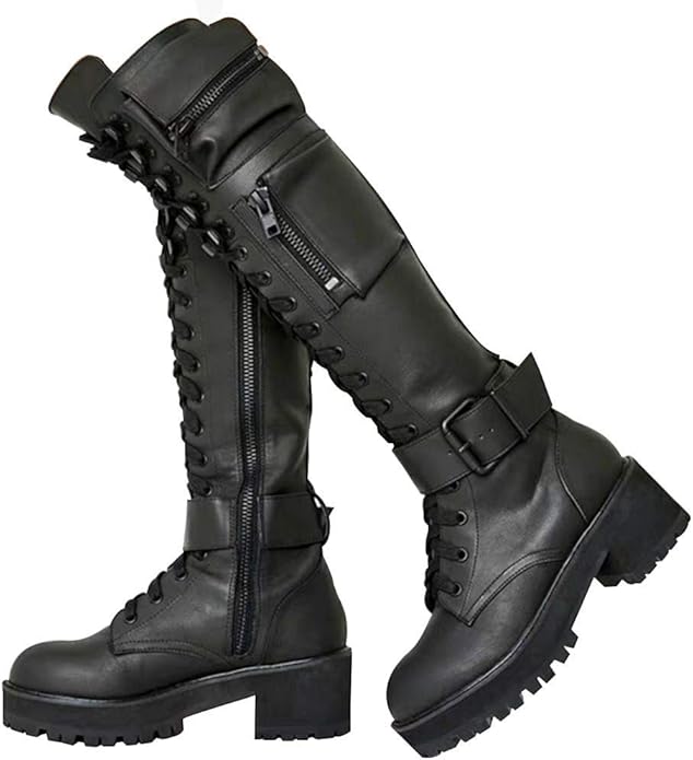 MEILIYA Military Zipper Hidden Platform