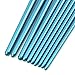 Polytree 10x Round Pointed/Flat Tip Nylon Hair Acrylic Watercolor Artist Paint Brush Set