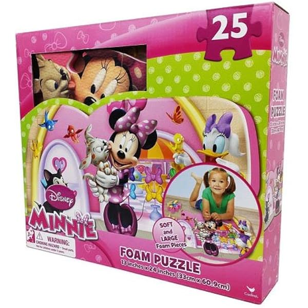 minnie mouse foam play mat