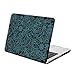 GMYLE Hard Case Print Frosted for MacBook Pro 13 inch with Retina display (Model: A1425 and A1502) - Squama Grey Paisley Pattern Rubber Coated Hard Cover (Not Fit for Macbook Pro 13 inch A1278)