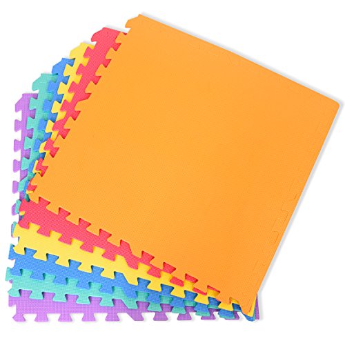 Costzon Puzzle Exercise Mat for Kids, 12-Pieces 24