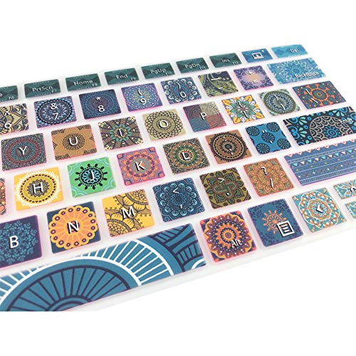 SANFORIN Keyboard Cover for Microsoft Surface Book 13.5 inch (2015 Released), Silicone Skin Protector with Individuality Design, US Layout, Bohemian