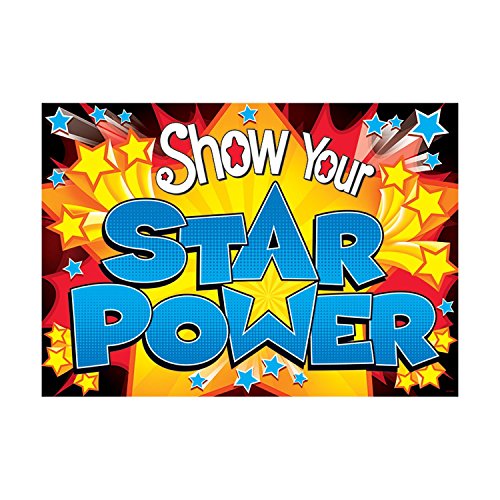 ARGUS Show Your Star Power Poster (1 Piece), 13.38" x 19"