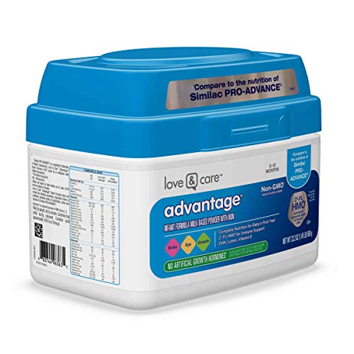 Love & Care Advantage Infant Formula Milk-based Powder With Iron Non-gmo, 23.2 Ounce