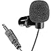 Neewer 3.5mm Hands-free Computer Clip on Mini Lapel Microphone