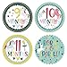 28 Pack Baby Monthly Milestone Stickers for Girls