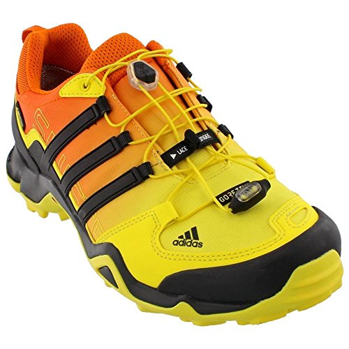 Adidas Women's Outdoor Terrex Swift R GTX Bright Yellow/Black/Unity Orange Hiking Shoes - 8 D(M) US