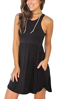 black long casual dress