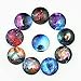 Fridge Magnets,Koolemon 14PCS Crystal Glass Refrigerator Magnets Funny Magnets for Refrigerator Office Cabinets Whiteboard Photo,Starry Sky Decorative Magnets