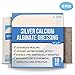 JJ CARE Silver Calcium Alginate Wound Dressing (Pack of 10) 4x5, Silver Alginate Wound Dressing Individually Packed, Highly Absorbent Non-Adherent Bandages for Wound Care