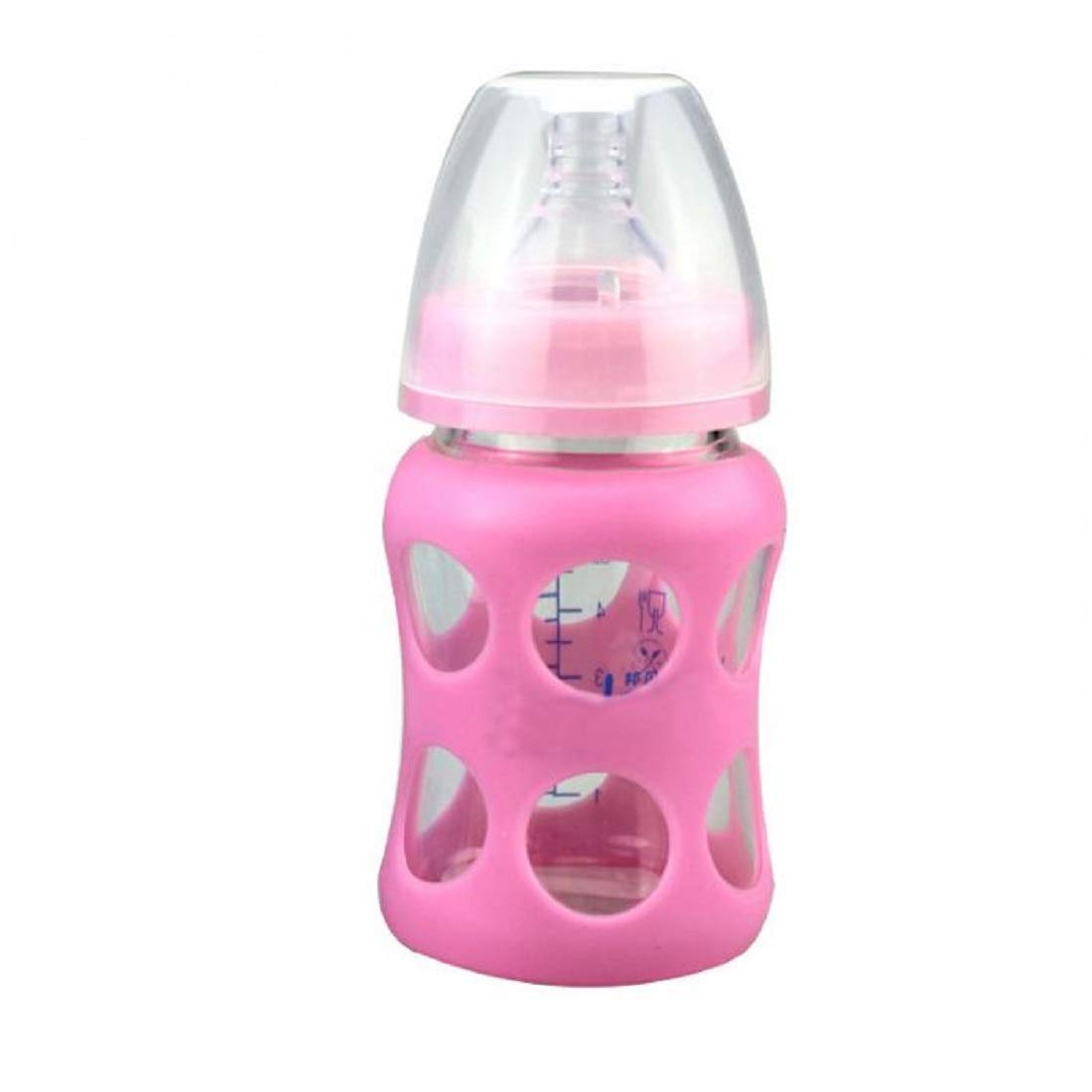 Buy Chinmay Kids Infant Glass Insulated Silicone Cover Baby Water