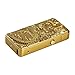 Padgene Electronic Pulse Double Arc Cigarette Lighter, Chinese Dragon Windproof Flameless USB Rechargeable Arc Lighter, Gold