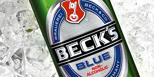 Beck's: "Blue" German Non-alcoholic Beer 11.15 Fluid Ounce (33cl) Bottle (Pack of 6) [ Italian Import ] - Thumbnail 2
