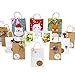 GSSUSA 150PCS Brown Paper Bags with Handles Gift Bags Assorted Sizes,5x3x8& 8x4.25x10& 10x5x13 50 Pcs Each,Kraft Paper Bags with Handles Bulk Gift Bags for Small Business,Merchandise Bags,Craft Bags