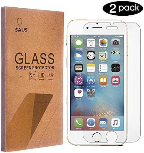 iPhone 7 Plus Screen Protector, SAUS [2-Pack] [0.2mm] iPhone 7 Plus / iPhone 7 pro Tempered Glass Screen Protector (5.5 inch) Bubble-Free Screen Protector for iPhone 7 Plus / Pro