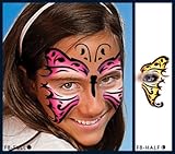 Butterfly Design Stencil Airbrush Makeup Face Template