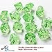 A&S Creavention Translucent Acrylic Ice Rocks Crystals Gems for Vase Fillers, Table Scatters, etc. 300g/Bag (Green)