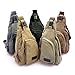 SlickBlue Casual Canvas Unbalance Backpack Crossbody Sling Bag Shoulder Bag Chest Bag For Men