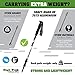 Premium Ultralight Trekking Poles w/ Sweat Absorbing EVA Grips - Your collapsible Hiking / Walking Sticks come with Tungsten Tips and Flip Locks - Enjoy the Outdoors