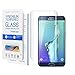 Galaxy S6 Edge Plus Screen Protector,Galaxy S6 Edge Plus Screen Protector Tempered Glass,Thinkcase Galaxy S6 Screen Protector Full Coverage [Curved Crystal] PET Film, Ultra HD /Definition Invisible