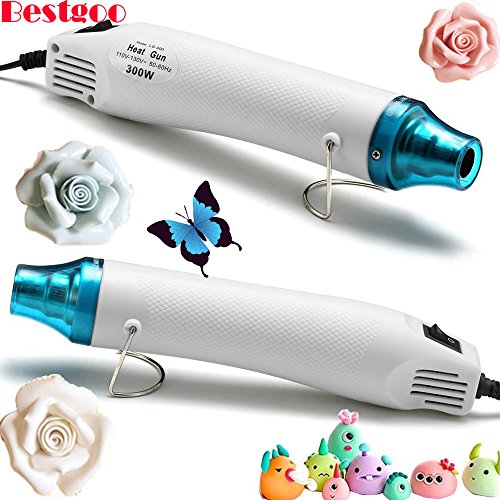 image for Bestgle 300W Mini Heat Gun for Embossing, Multi-purpose Hot Air Gun He