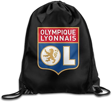 SHUIZHUYU Lyon LYONNAIS Team Logo Drawstring Backpack Sack Bag